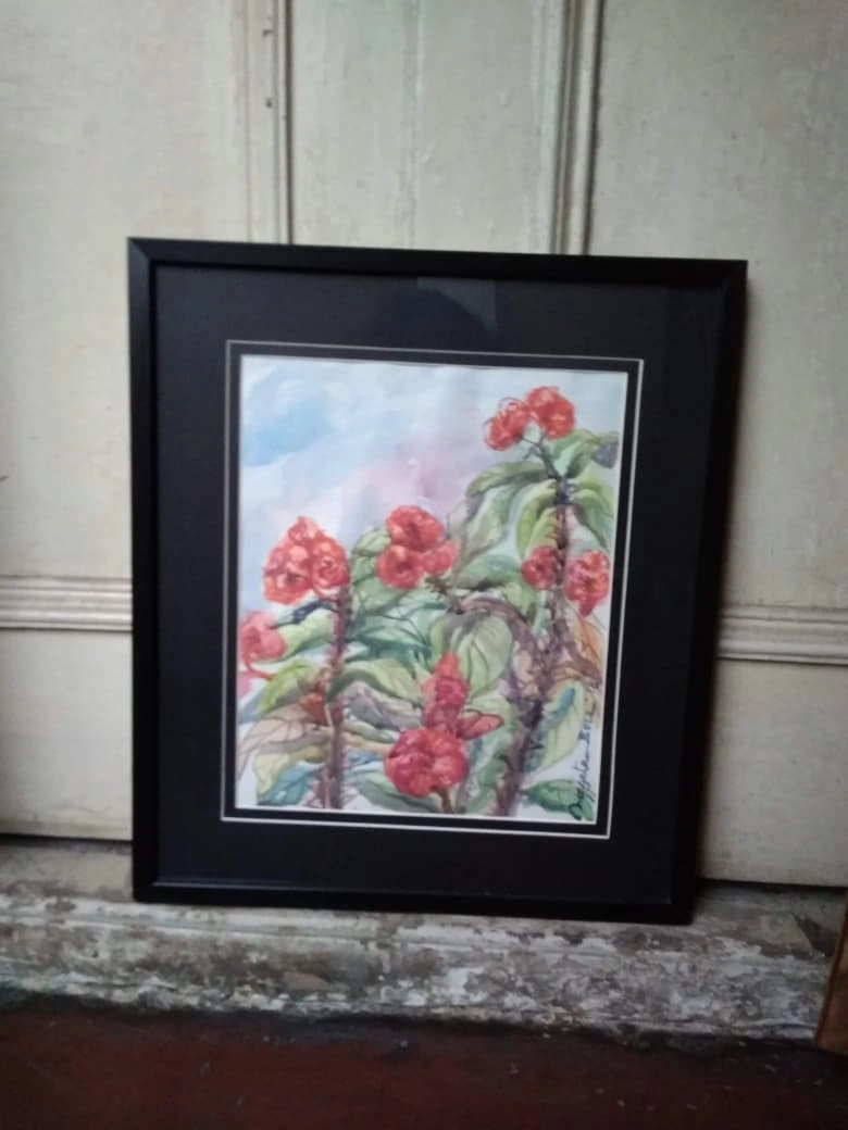 Portrait painting by Swagata Bose